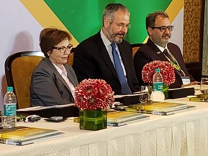 Tereza Cristina, da Agricultura durante evento na Índia defende parceria com Brasil na produção de etanol