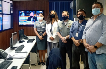 Gestores do Porto do Rio de Janeiro visitam Centro de Comando e Controle da Autoridade Marítima