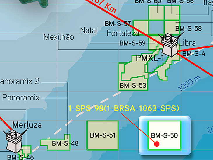 Nova descoberta de petróleo na Bacia de Santos