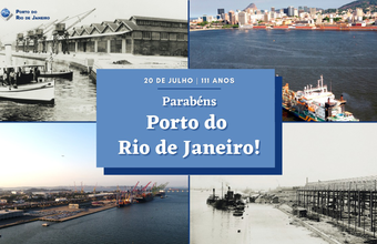 Porto do Rio de Janeiro comemora 111 anos com alta de movimentação e faturamento 