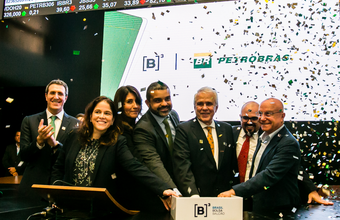 Em cerimônia realizada na B3, é iniciada oferta de ações da Petrobras de titularidade do BNDES