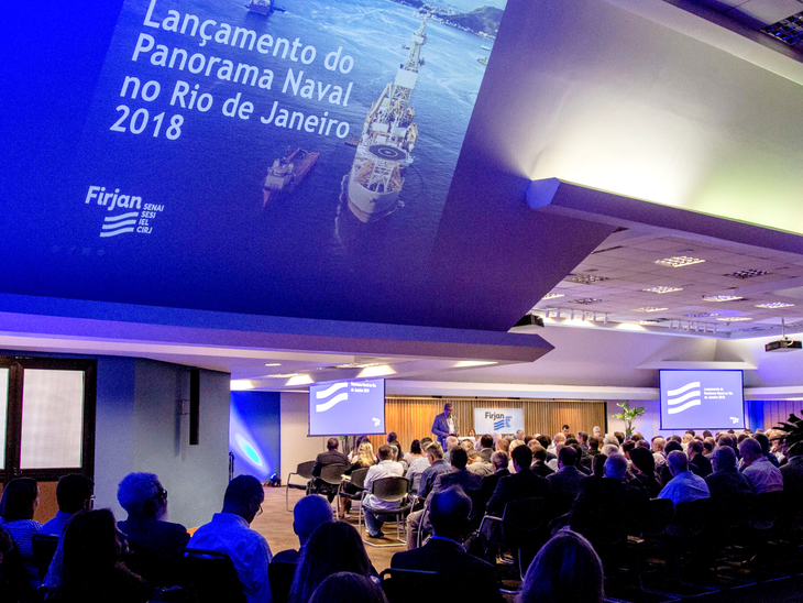 Perspectivas do mercado até 2030 são apresentadas no Panorama Naval 2018 da Firjan 