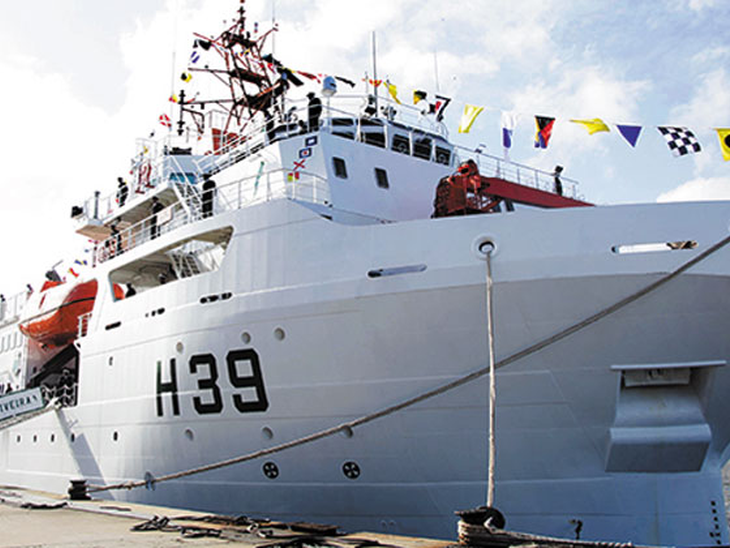 Brasil recebe navio hidroceanográfico que permitirá avanços na área de pesquisa
