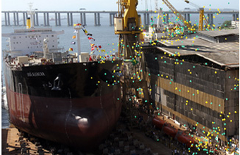 Transpetro lança ao mar o navio de produtos "José Alencar"