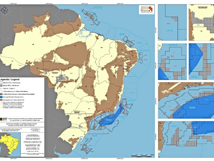 ANP realiza 5º Ciclo da Oferta Permanente de Concessão no dia 17/6