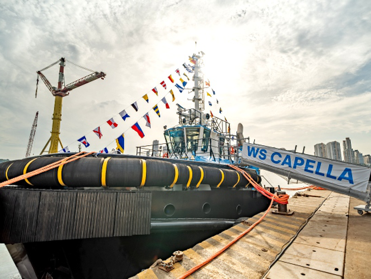 Wilson Sons lança novo rebocador para operar no Porto de Santos