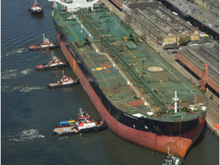 Primeiro navio da cessão onerosa chega ao Brasil