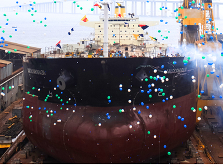 Transpetro lança ao mar navio Anita Garibaldi