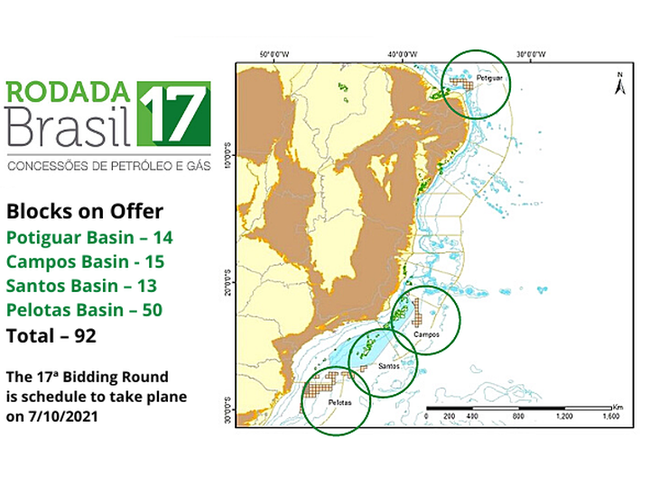 Shell, Chevron, TotalEnergies EP, Petrobras, Ecopetrol e Murphy irão participar 17ª Rodada