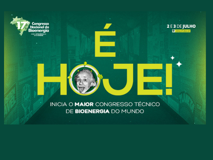 Começa hoje o Maior Congresso Técnico de Bioenergia do Mundo