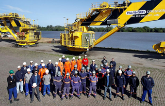 Palfinger Marine entrega o primeiro conjunto de guindastes para o estaleiro Jurong Aracruz
