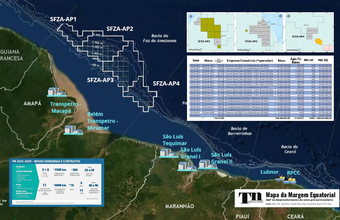 Mapa da Margem Equatorial 2025: E&P no desenvolvimento do novo pré-sal brasileiro