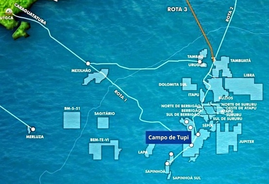 Campo de Tupi no pré-sal na Bacia de Santos atinge 2 bilhões de barris óleo equivalente (boe) Campo de Tupi no pré-sal na Bacia de Santos atinge 2 bilhões de barris óleo equivalente (boe)