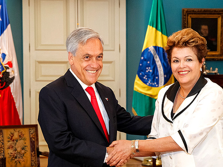Dilma e Piñera voltam a discutir corredor interoceânico