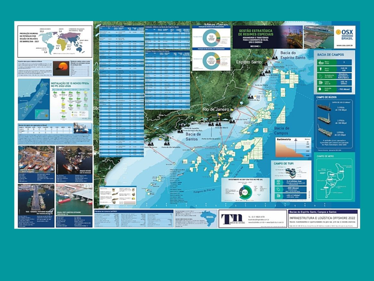 Lançamento TN: MAPA INFRAESTRUTURA E LOGÍSTICA DO PRÉ SAL 2022