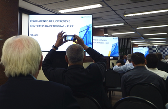 Durante evento na sede da Firjan as novas regras de contratação da Petrobras foram detalhadas