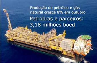 Com a entrada da P-69, produção de petróleo e gás natural em outubro no Brasil chega a 3,18 milhões de boed