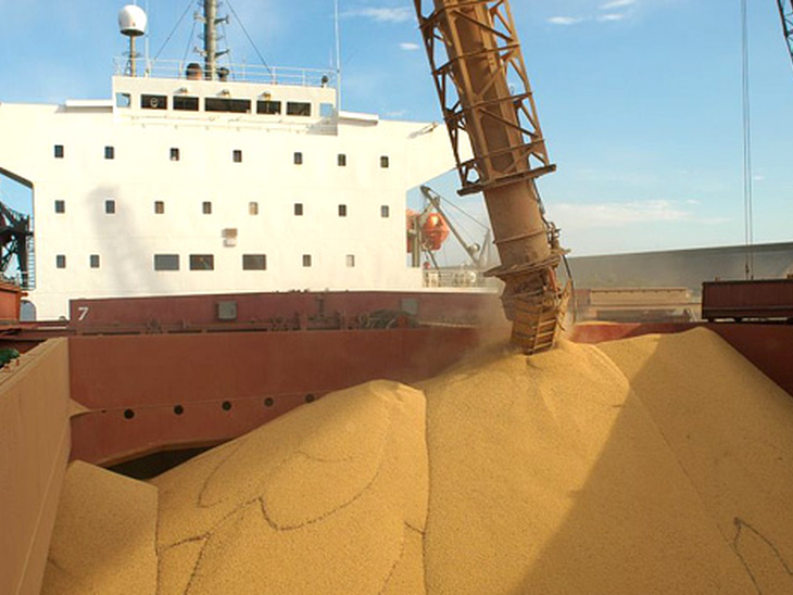 Porto embarca primeiro navio com 42 pés de calado