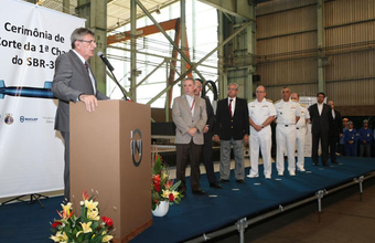 Evento marca início da produção do terceiro submarino do Prosub