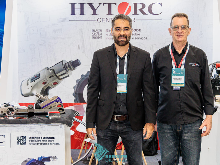 HYTORC CENTRAL BR reforça sua presença no mercado de óleo e gás e apresenta seu portfólio no Sergipe Oil & Gas 2026
