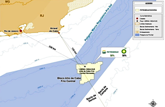 Petrobras conclui teste em poço pioneiro no bloco Alto de Cabo Frio Central, BC