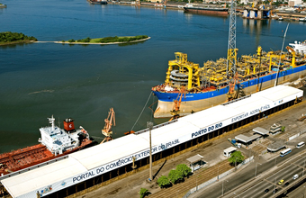 Portos brasileiros movimentaram 104 milhões de toneladas em janeiro