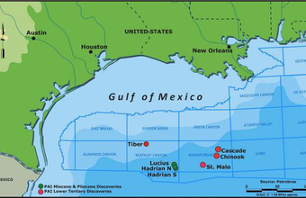 Ativos de E&P no Golfo do México são colocados à venda pela Petrobras