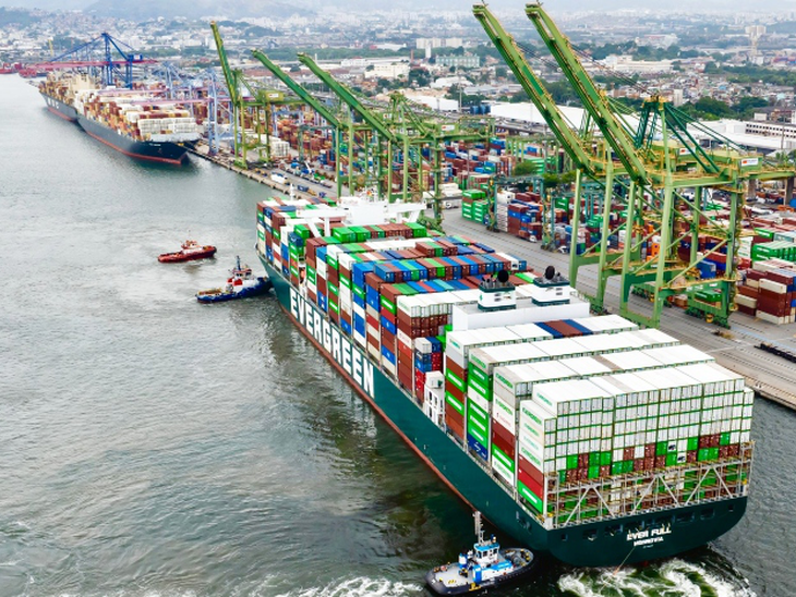 Gigantes atracam simultaneamente no Porto do Rio de Janeiro