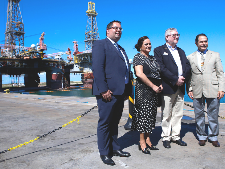 Representantes do Porto da Antuérpia e autoridades da Bélgica visitam Porto do Açu