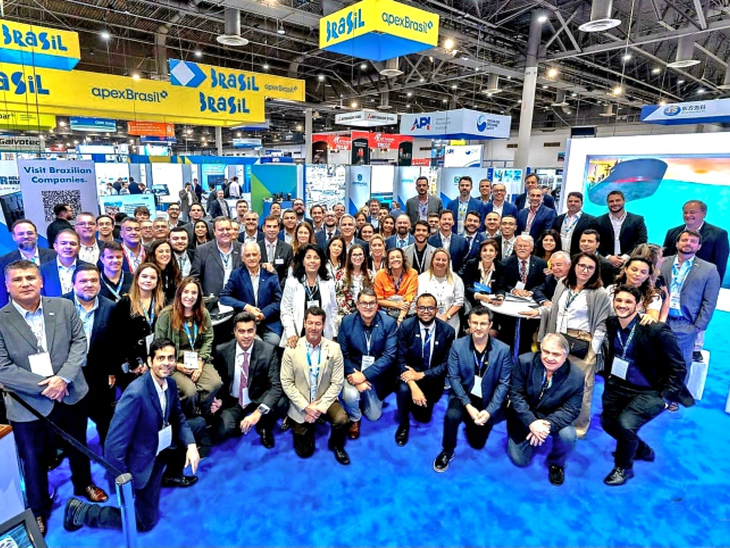 Empresas brasileiras geram US$ 316 milhões em negócios durante a OTC 2025