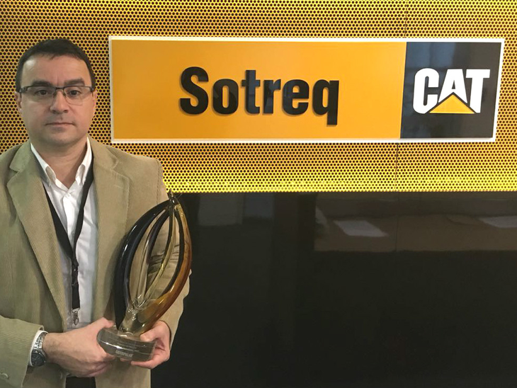 Por sua atuação no mercado marítimo, a Sotreq recebe Prêmio Global Dealer da Caterpillar