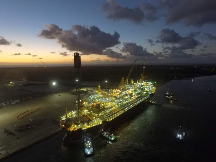 P-75 inicia operação no campo de Búzios, no pré-sal da Bacia de Santos