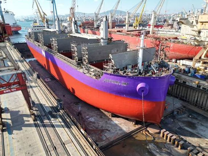 Norsul é a primeira empresa da América Latina a adotar pintura eletrostática anti-incrustante sem biocidas em navio de carga