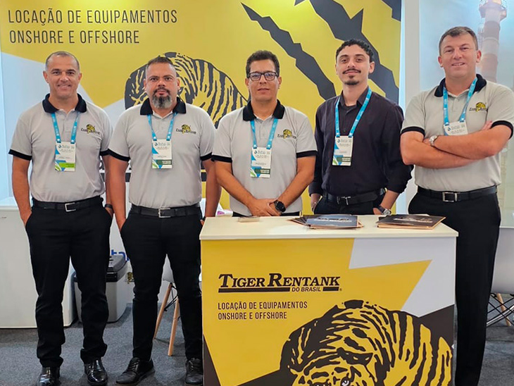 Tiger Rentank marca presença no 1º dia da Bahia Oil & Gas 2025 como expositora