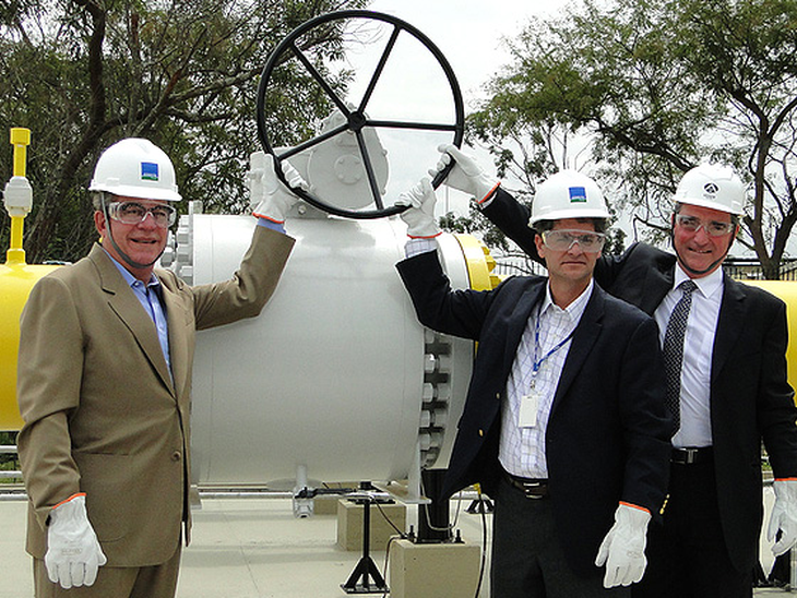 Secretaria de Energia e Comgás inauguram gasoduto