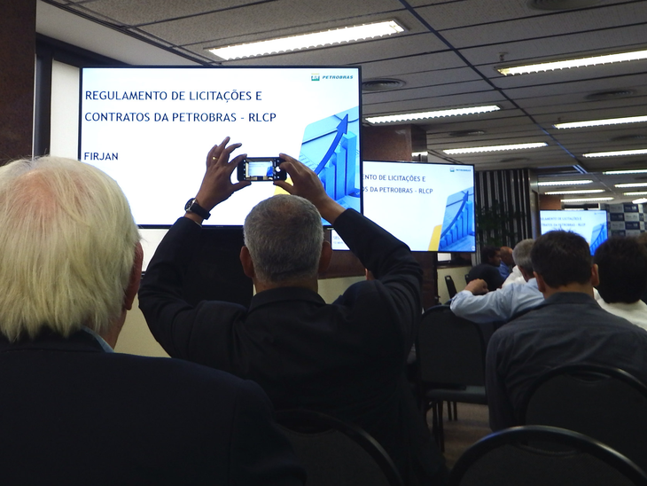 Durante evento na sede da Firjan as novas regras de contratação da Petrobras foram detalhadas
