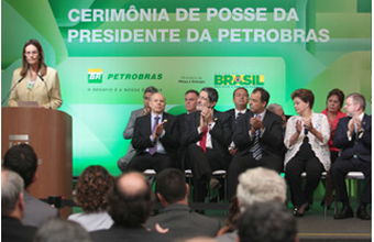 Graça Foster toma posse como presidente da Petrobras 