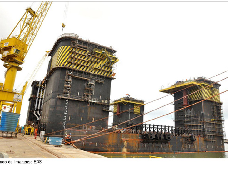 EAS entrega maior casco de plataforma FPU construído no Brasil