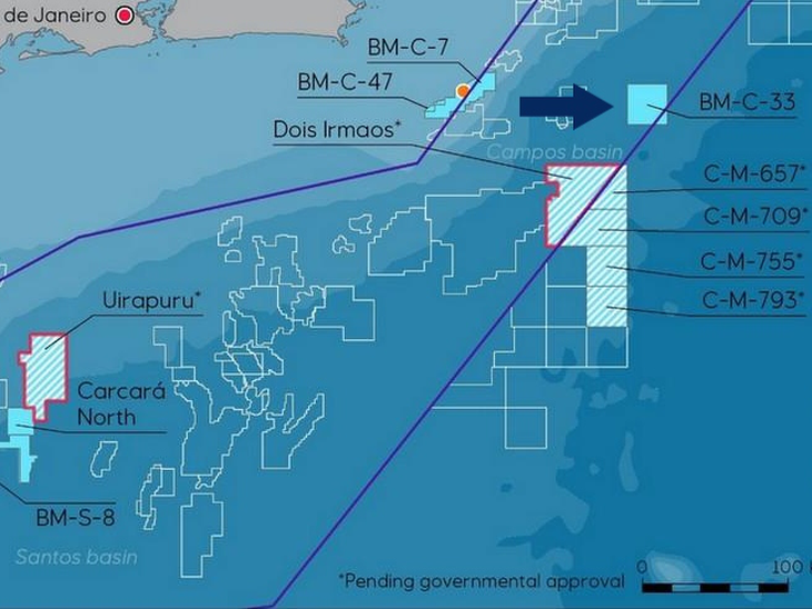 Equinor, Repsol Sinopec Brasil e Petrobras escolhem conceito para o projeto BM-C-33, no Brasil