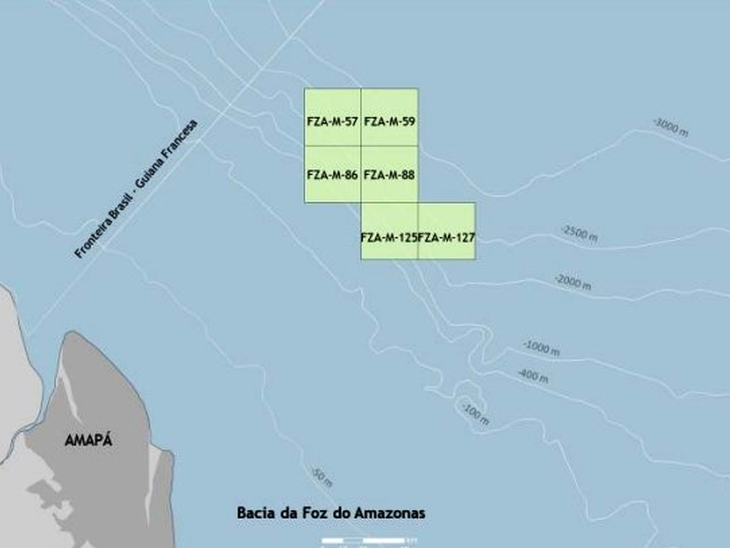 Petrobras assume operação de seis blocos em águas ultraprofundas na Foz do Amazonas