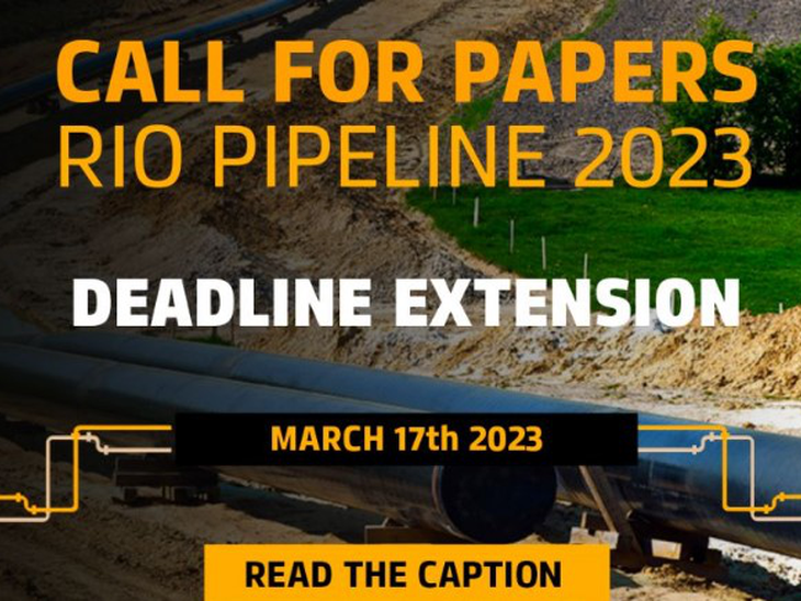 Rio Pipeline prorroga inscrição de trabalhos técnicos