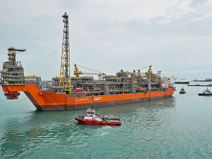 FPSO Pioneiro de Libra deixa Cingapura rumo ao Brasil   FPSO Pioneiro de Libra deixa Cingapura rumo ao Brasil