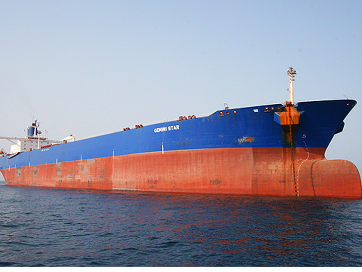 OSX recebe navio VLCC  