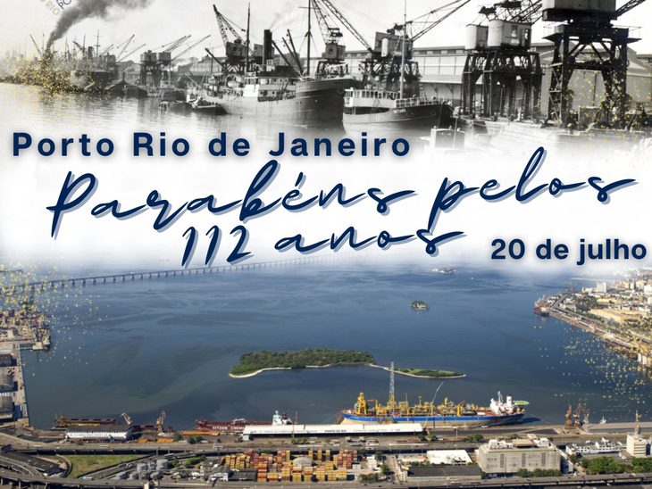 Porto do Rio de Janeiro celebra 112 anos