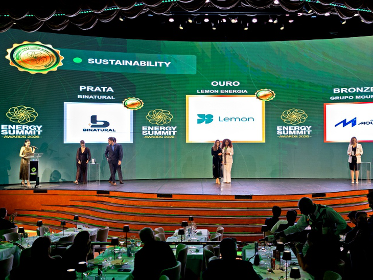 Lemon Energia recebe Ouro em Sustentabilidade no Energy Summit Awards 2026