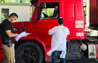 Caminhoneiros e portuários recebem apoio nos Portos do Rio de Janeiro e Itaguaí