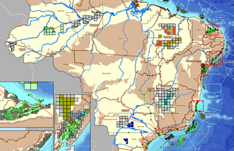 Áreas disponíveis no onshore e no offshore em oferta permanente foram divulgadas a partir de ontem, 30/11