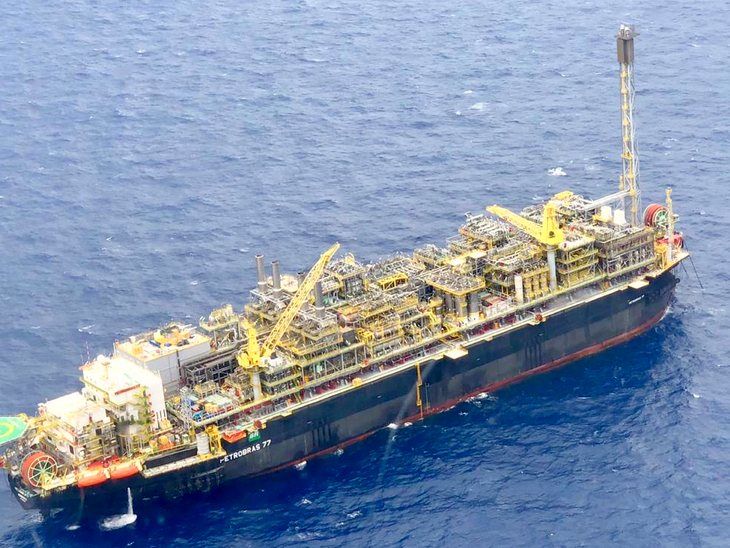 FPSO P-77 inicia sua produção e é a quarta plataforma do Campo de Búzios, no pré-sal da Bacia de Santos