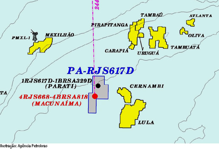 Petrobras anuncia mais uma descoberta no pré-sal da Bacia de Santos
