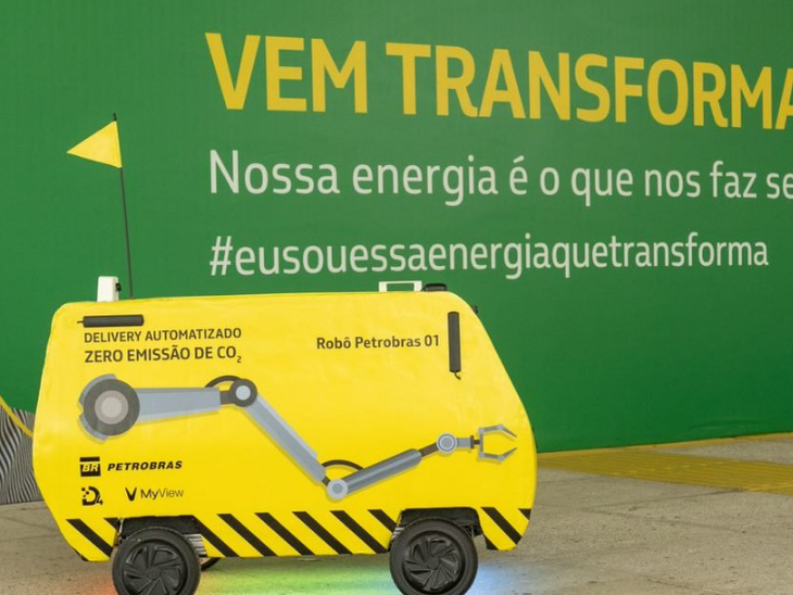 Drone terrestre é testado em entregas de amostras no Cenpes